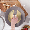 30cm Casserole Wok With Lid, Taupe