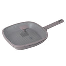 28cm Grill Pan With Lid, Taupe