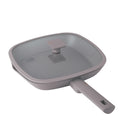 28cm Grill Pan With Lid, Taupe