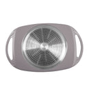 47cm Grill plate, Taupe