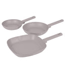 3 Pcs Frypan Set, Taupe