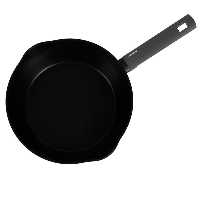 28cm Deep Fry Pan With 2 Mouth, Antracite