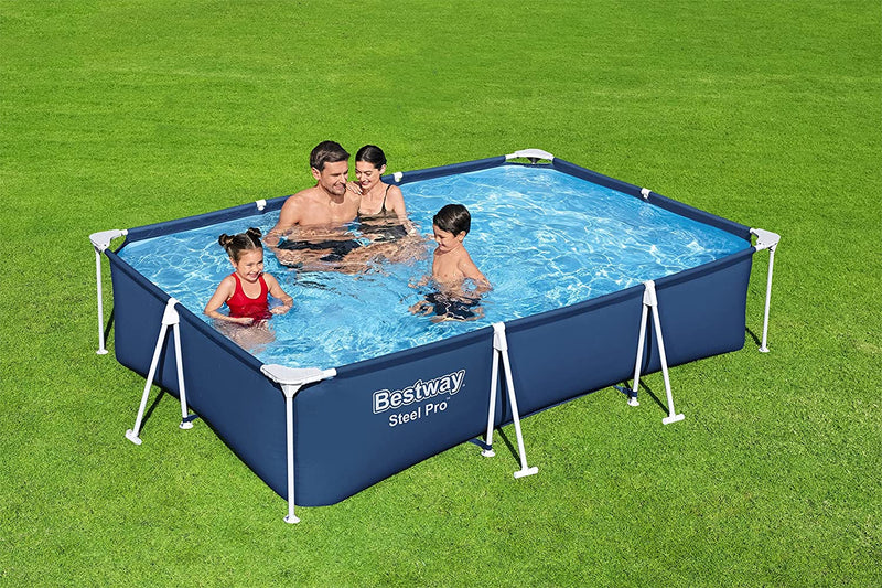 Steel Pro™ Frame Poolset met Filterpomp 300 x 201 x 66 cm  Steel Pro™ Frame Poolset met Filterpomp 300 x 201 x 66 cm Steel Pro™ Frame Poolset met Filterpomp 300 x 201 x 66 cm The German Outlet