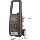 Black + Decker Pressure Washer 110 Bar 1400W Water Pressure Black + Decker Pressure Washer 110 Bar 1400W Black + Decker Pressure Washer 110 Bar 1400W BLACK+DECKER