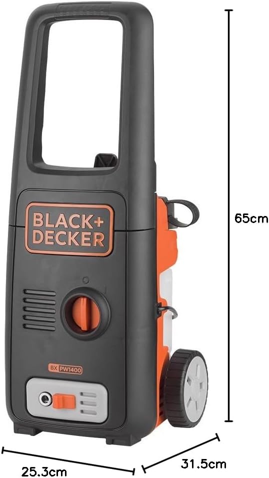 Black + Decker Pressure Washer 100 Bar 1300W (Copy) Water Pressure Black + Decker Pressure Washer 100 Bar 1300W (Copy) Black + Decker Pressure Washer 100 Bar 1300W (Copy) BLACK+DECKER