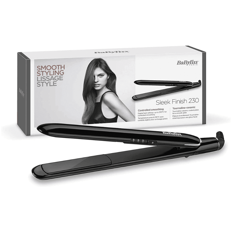 Sleek Finish 230 Hair Straightener Hair Straighteners Sleek Finish 230 Hair Straightener Sleek Finish 230 Hair Straightener BabyLiss