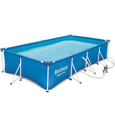 Steel Pro Frame Pool Set 400 x 211 x 81 cm home pool Steel Pro Frame Pool Set 400 x 211 x 81 cm Steel Pro Frame Pool Set 400 x 211 x 81 cm Bestway