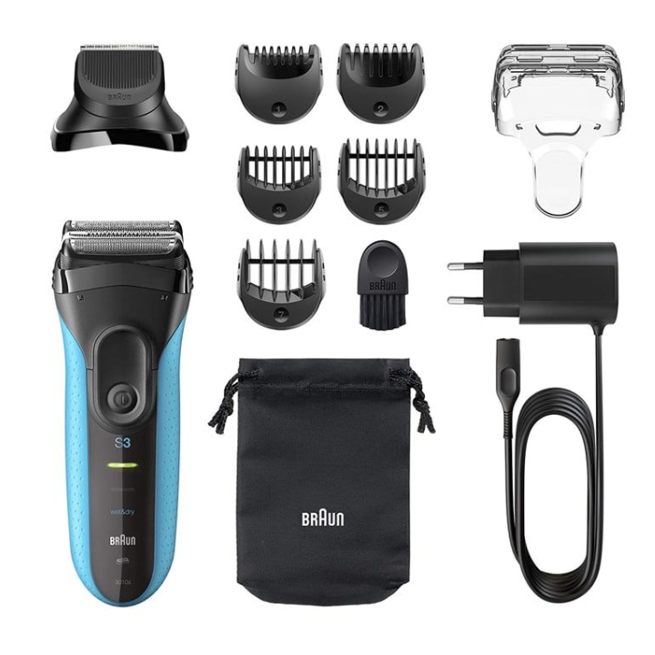 Series 3 Shave&Style Wet & Dry Shaver + Trimmer Head & 5 Combs Grooming Kit Series 3 Shave&Style Wet & Dry Shaver + Trimmer Head & 5 Combs Series 3 Shave&Style Wet & Dry Shaver + Trimmer Head & 5 Combs Braun