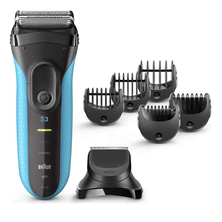 Series 3 Shave&Style Wet & Dry Shaver + Trimmer Head & 5 Combs Grooming Kit Series 3 Shave&Style Wet & Dry Shaver + Trimmer Head & 5 Combs Series 3 Shave&Style Wet & Dry Shaver + Trimmer Head & 5 Combs Braun