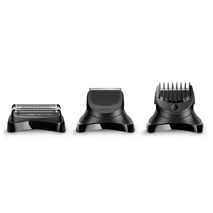 Series 3 Shave&Style Wet & Dry Shaver + Trimmer Head & 5 Combs Grooming Kit Series 3 Shave&Style Wet & Dry Shaver + Trimmer Head & 5 Combs Series 3 Shave&Style Wet & Dry Shaver + Trimmer Head & 5 Combs Braun