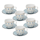 The German Outlet, Tognana, Metropol Casablanca Set of 6 Coffee cups