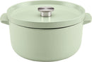 Pistachio Round Cast Iron Casserole Cast Iron Pistachio Round Cast Iron Casserole Pistachio Round Cast Iron Casserole KitchenAid