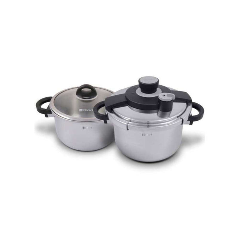 GoPress Pressure Cooker 6L + 8L Pressure cooker GoPress Pressure Cooker 6L + 8L GoPress Pressure Cooker 6L + 8L Dorsch