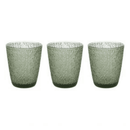 The German Outlet, Tognana, Set of 3 Glasses Verde