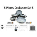The German Outlet, Dosthoff, 5 Pieces Cookware Set-S
