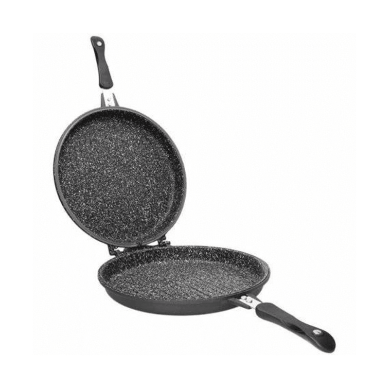 Double Round Pan 30cm Forged X Premium Black Griddles & Grill Pans Double Round Pan 30cm Forged X Premium Black Double Round Pan 30cm Forged X Premium Black Tognana