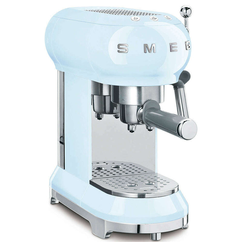 50's Style Aesthetic - Manual Espresso Coffee Machine Pastel Blue Coffee Makers & Espresso Machines 50's Style Aesthetic - Manual Espresso Coffee Machine Pastel Blue 50's Style Aesthetic - Manual Espresso Coffee Machine Pastel Blue Smeg