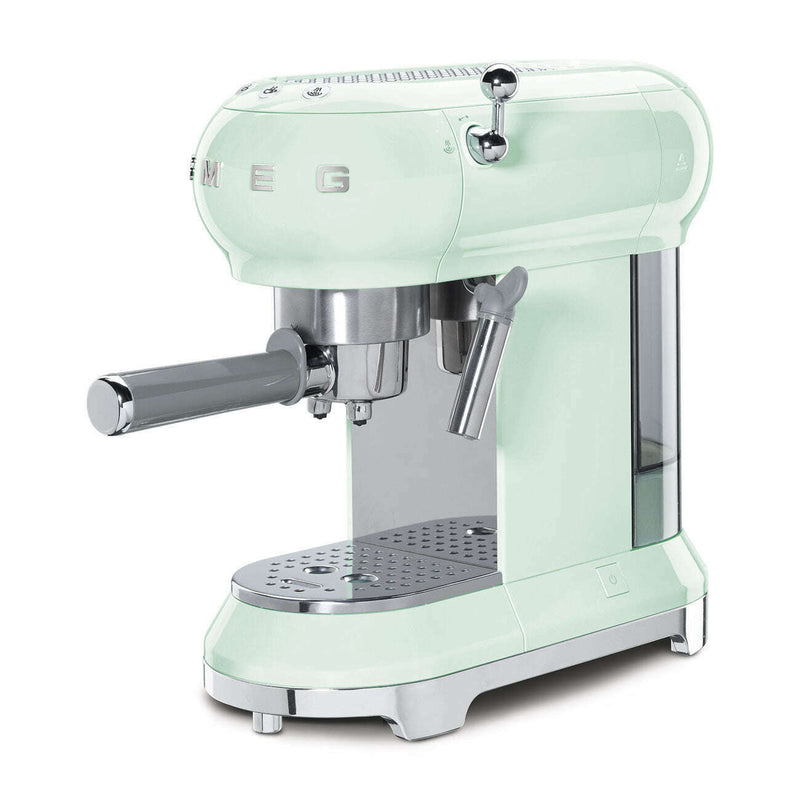 50's Style Aesthetic - Manual Espresso Coffee Machine Pastel Green Coffee Makers & Espresso Machines 50's Style Aesthetic - Manual Espresso Coffee Machine Pastel Green 50's Style Aesthetic - Manual Espresso Coffee Machine Pastel Green Smeg