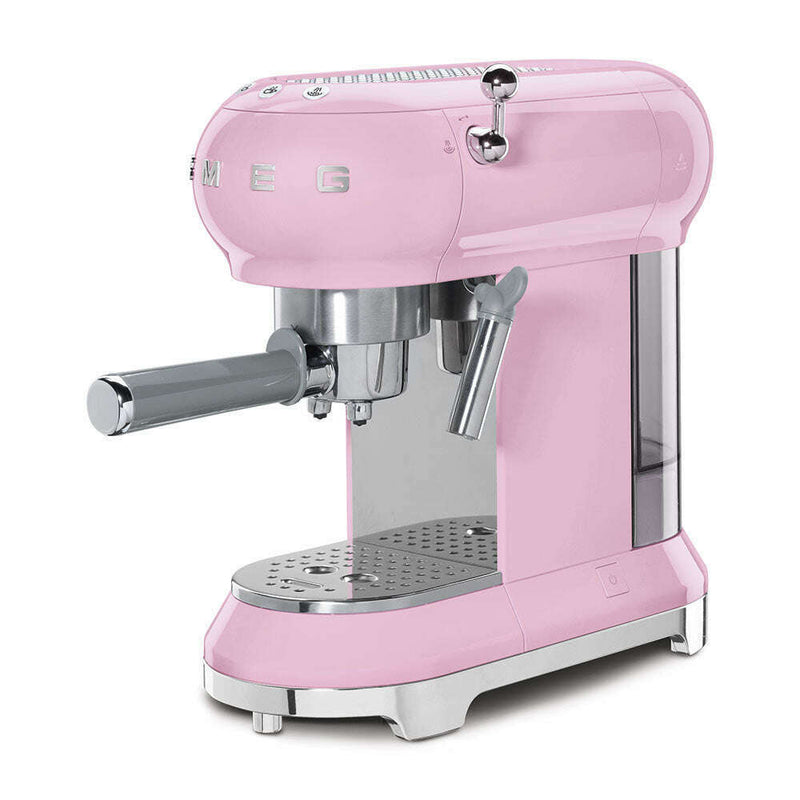 50's Style Aesthetic - Espresso Manual Coffee Machine Pink Coffee Makers & Espresso Machines 50's Style Aesthetic - Espresso Manual Coffee Machine Pink 50's Style Aesthetic - Espresso Manual Coffee Machine Pink Smeg