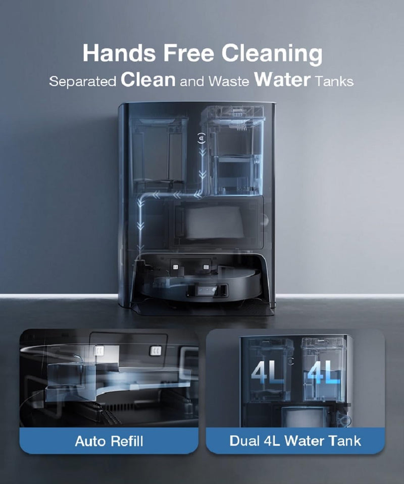 DEEBOT X1 OMNI | 5000Pa Robot Vacuum & Mop | Auto Clean Outlet DEEBOT X1 OMNI | 5000Pa Robot Vacuum & Mop | Auto Clean DEEBOT X1 OMNI | 5000Pa Robot Vacuum & Mop | Auto Clean ECOVACS