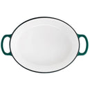 Elegance Oval Cast Iron Casserole, 4.75 L, Forest Green Cast Iron Elegance Oval Cast Iron Casserole, 4.75 L, Forest Green Elegance Oval Cast Iron Casserole, 4.75 L, Forest Green Tefal