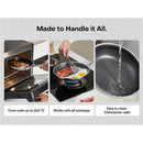 Eterna Tri-Ply 24cm Fry Pan with LID Frying Pan Eterna Tri-Ply 24cm Fry Pan with LID Eterna Tri-Ply 24cm Fry Pan with LID Nutricook