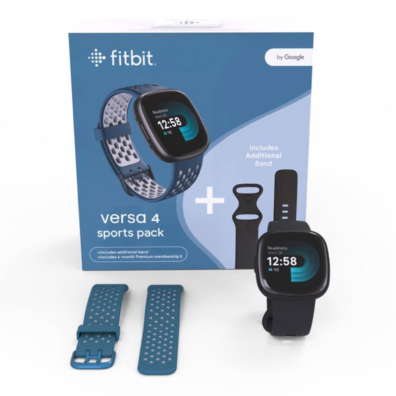 Buy FITBIT Versa 4 Smart Watch & Aria Air Smart Scale Bundle - Black
