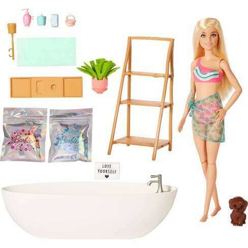 Doll & Bathtub Playset, Confetti Soap & Accessories Dolls and Barbies Doll & Bathtub Playset, Confetti Soap & Accessories Doll & Bathtub Playset, Confetti Soap & Accessories Barbie