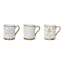 The German Outlet, Tognana, Set of 3 Pieces Christmas Mug
