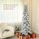 Snowy Christmas tree LUMI with li - Slim - Metal stand Christmas Tree Snowy Christmas tree LUMI with li - Slim - Metal stand Snowy Christmas tree LUMI with li - Slim - Metal stand UMIND