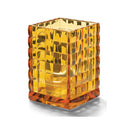 The German Outlet, The Chefs Warehouse By MG, Candle Holder - Optic Block™ Glass Lamp, Candle Holder - Optic Block™ Glass Lamp