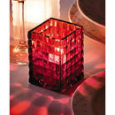 The German Outlet, The Chefs Warehouse By MG, Candle Holder - Optic Block™ Glass Lamp