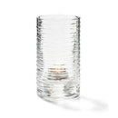 The German Outlet, The Chefs Warehouse By MG, Candle Holder - Clear Typhoon - Spun Glass, Candle Holder - Clear Typhoon - Spun Glass