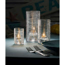 The German Outlet, The Chefs Warehouse By MG, Candle Holder - Clear Typhoon - Spun Glass