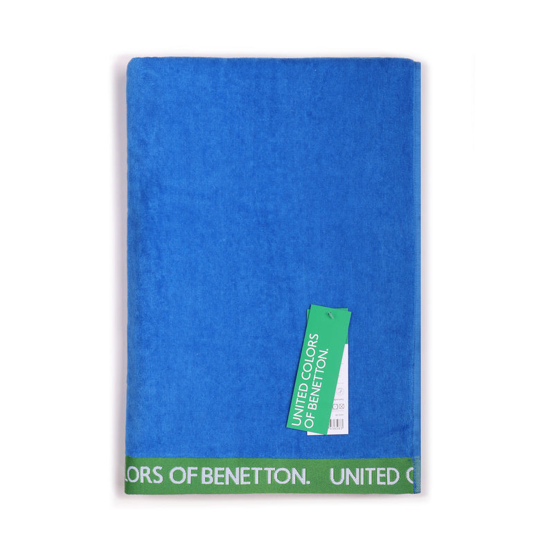 Beach Towel 90x160cm, Blue 420GSM Terry Cotton Bathroom Towels Beach Towel 90x160cm, Blue 420GSM Terry Cotton Beach Towel 90x160cm, Blue 420GSM Terry Cotton United Colors of Benetton