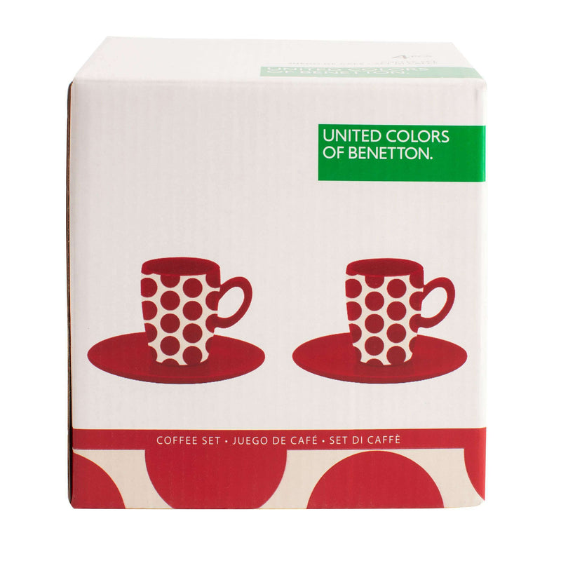 Set of 2 Coffee Cups Coffee & Tea Cups Set of 2 Coffee Cups Set of 2 Coffee Cups United Colors of Benetton