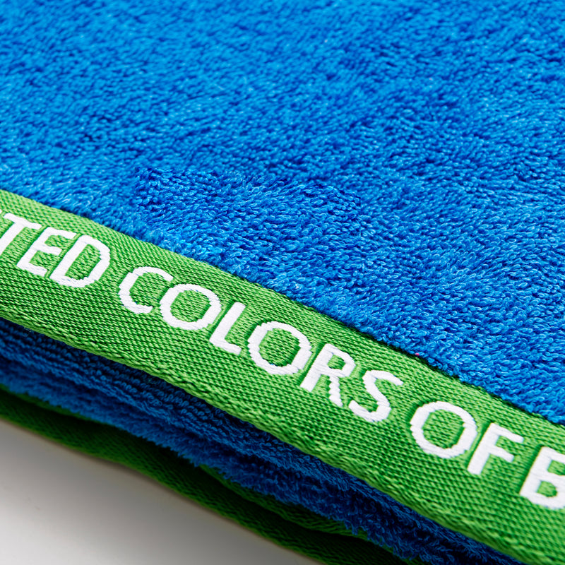 Beach Towel 90x160cm, Blue 420GSM Terry Cotton Bathroom Towels Beach Towel 90x160cm, Blue 420GSM Terry Cotton Beach Towel 90x160cm, Blue 420GSM Terry Cotton United Colors of Benetton