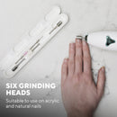 Luxury 6-in-1 Electric Mani/Pedi Set Nail Care Luxury 6-in-1 Electric Mani/Pedi Set Luxury 6-in-1 Electric Mani/Pedi Set HoMedics