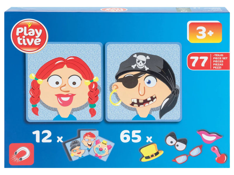 Magnetic Play Set - Faces
