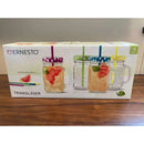 Set of 4 Glass Cups With Lids & Straws Outlet Set of 4 Glass Cups With Lids & Straws Set of 4 Glass Cups With Lids & Straws Ernesto