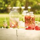 Set of 4 Glass Cups With Lids & Straws Outlet Set of 4 Glass Cups With Lids & Straws Set of 4 Glass Cups With Lids & Straws Ernesto