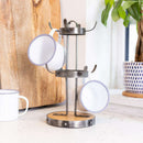 Industrial Kitchen Metal / Wooden Mug Tree Stand Kitchen Organizers Industrial Kitchen Metal / Wooden Mug Tree Stand Industrial Kitchen Metal / Wooden Mug Tree Stand KitchenCraft