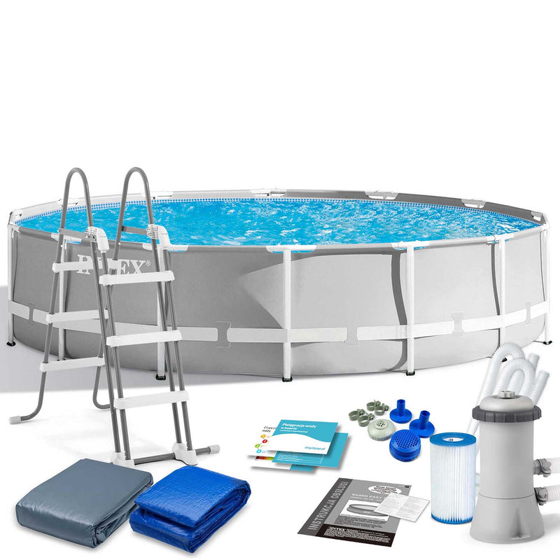 Prism Frame Pool Set D 4.27 X 1.07M Pool Prism Frame Pool Set D 4.27 X 1.07M Prism Frame Pool Set D 4.27 X 1.07M Intex