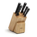 Tefal Ice Force Wooden Block with 5 Knives German stainless steel Knife Tefal Ice Force Wooden Block with 5 Knives German stainless steel Tefal Ice Force Wooden Block with 5 Knives German stainless steel Tefal