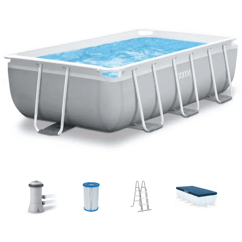 Prism Frame Rectr Pool Set 4.88 X 2.44 X 1.07M home pool Prism Frame Rectr Pool Set 4.88 X 2.44 X 1.07M Prism Frame Rectr Pool Set 4.88 X 2.44 X 1.07M Intex