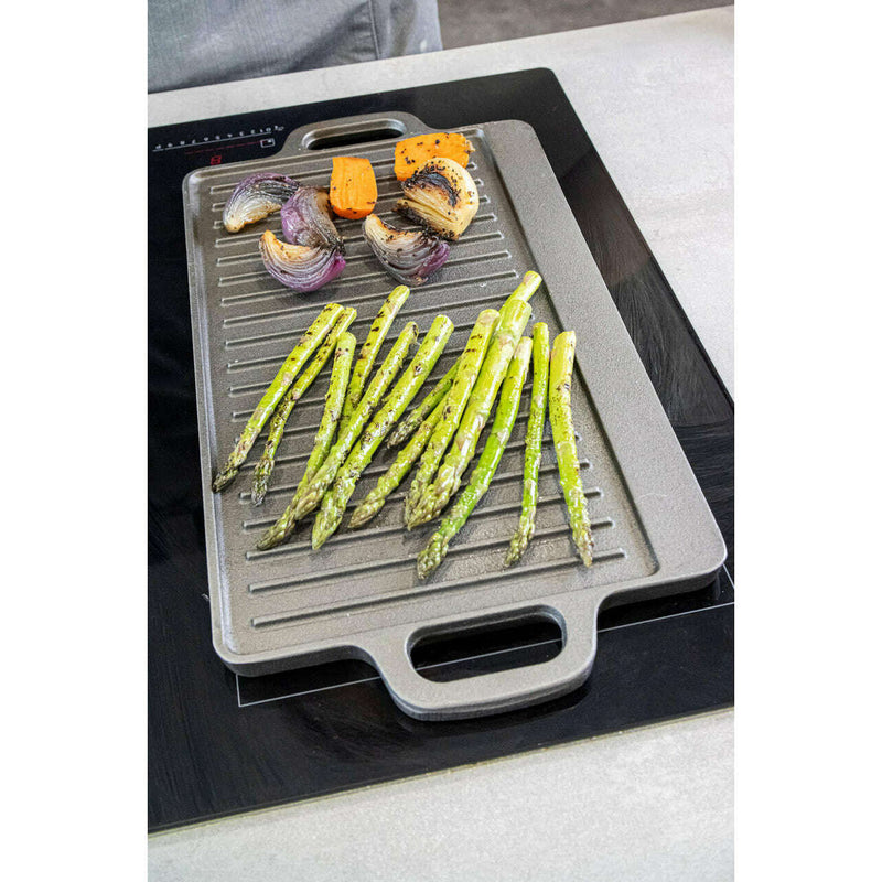 Deluxe Cast Iron Griddle 45cm x 23cm Griddles & Grill Pans Deluxe Cast Iron Griddle 45cm x 23cm Deluxe Cast Iron Griddle 45cm x 23cm KitchenCraft