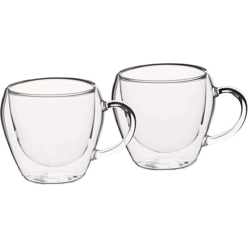 LeXpress Double Walled Glass Tea Cups Glass jars LeXpress Double Walled Glass Tea Cups LeXpress Double Walled Glass Tea Cups KitchenCraft