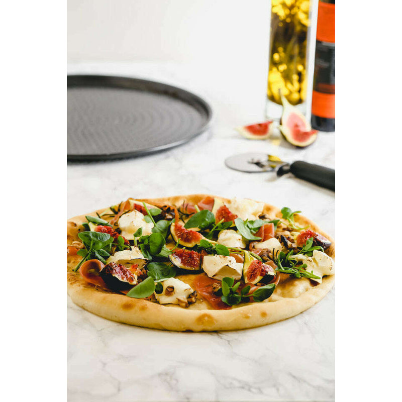 MasterClass Crusty Bake Non-Stick Pizza Tray Serving Platters MasterClass Crusty Bake Non-Stick Pizza Tray MasterClass Crusty Bake Non-Stick Pizza Tray KitchenCraft