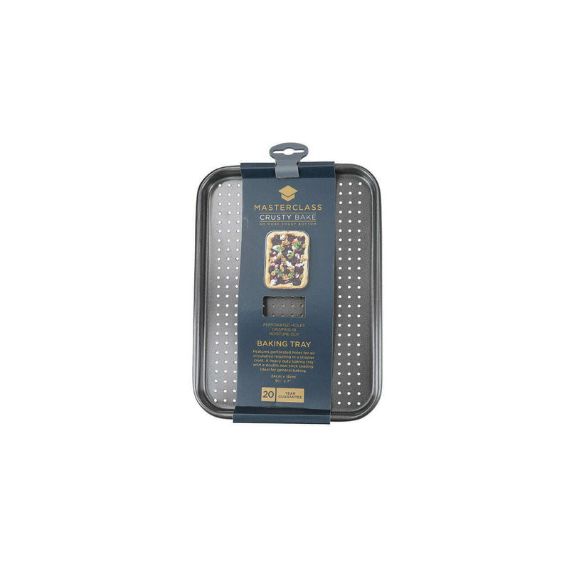 MasterClass Crusty Bake Non-Stick Baking Tray, 24cm x 18cm Serving Platters MasterClass Crusty Bake Non-Stick Baking Tray, 24cm x 18cm MasterClass Crusty Bake Non-Stick Baking Tray, 24cm x 18cm KitchenCraft