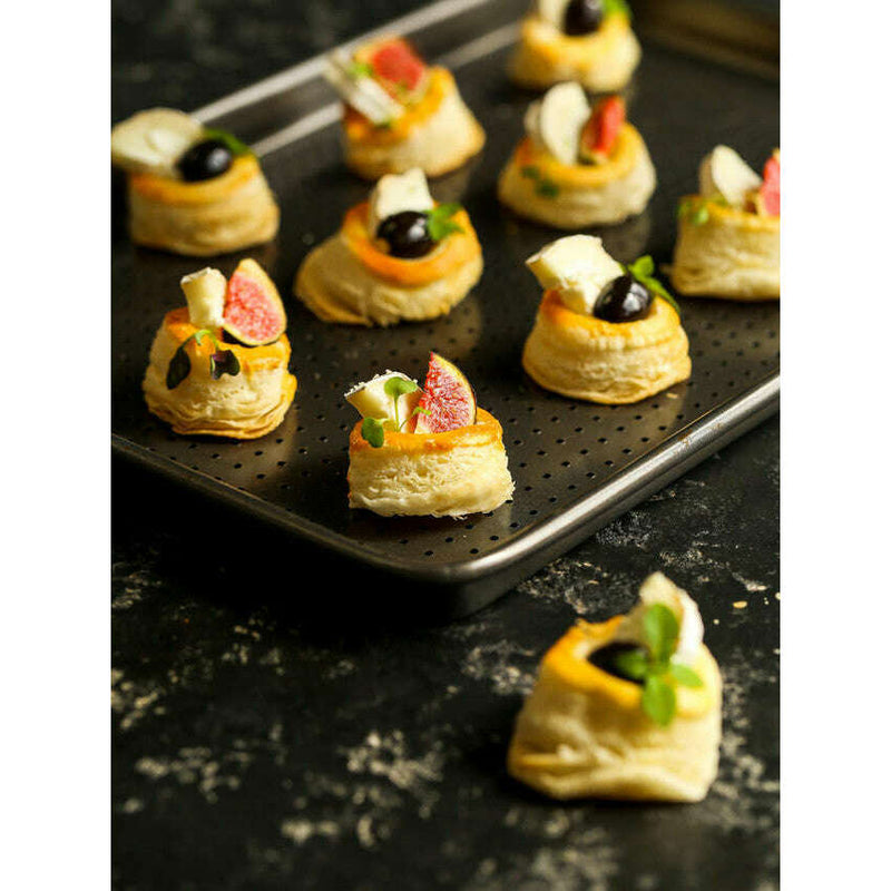 MasterClass Crusty Bake Non-Stick Baking Tray, 24cm x 18cm Serving Platters MasterClass Crusty Bake Non-Stick Baking Tray, 24cm x 18cm MasterClass Crusty Bake Non-Stick Baking Tray, 24cm x 18cm KitchenCraft